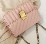 Chain Strap Flap Shoulder Bag