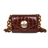 Crocodile Design Women Shoulder Bag