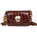 Crocodile Design Women Shoulder Bag
