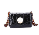 Crocodile Design Women Shoulder Bag