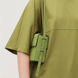 Simple Solid Color Shoulder Bag